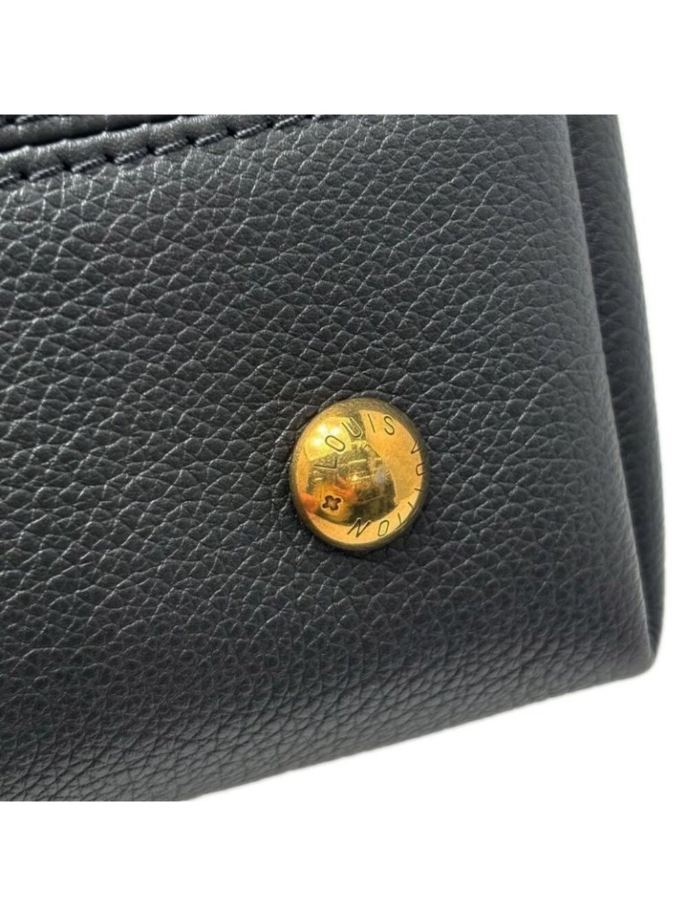 Louis Vuitton Leather Shoulder Low Key Hobo PM Black Gold - Picture 9 of 15